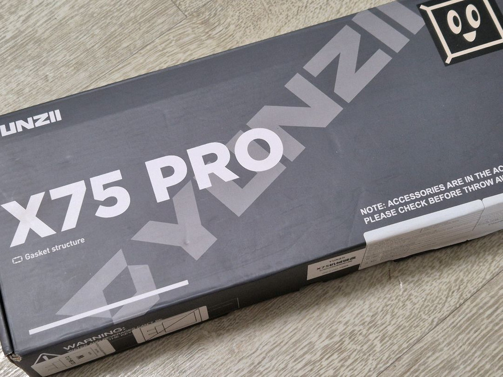 yunzii 윤지 x75 프로 투명 키보드 유무선 블루투스--4