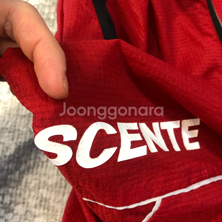 데상트X두카티 23년 협업 경량 바람막이 두카티 100 레드 빨강--9