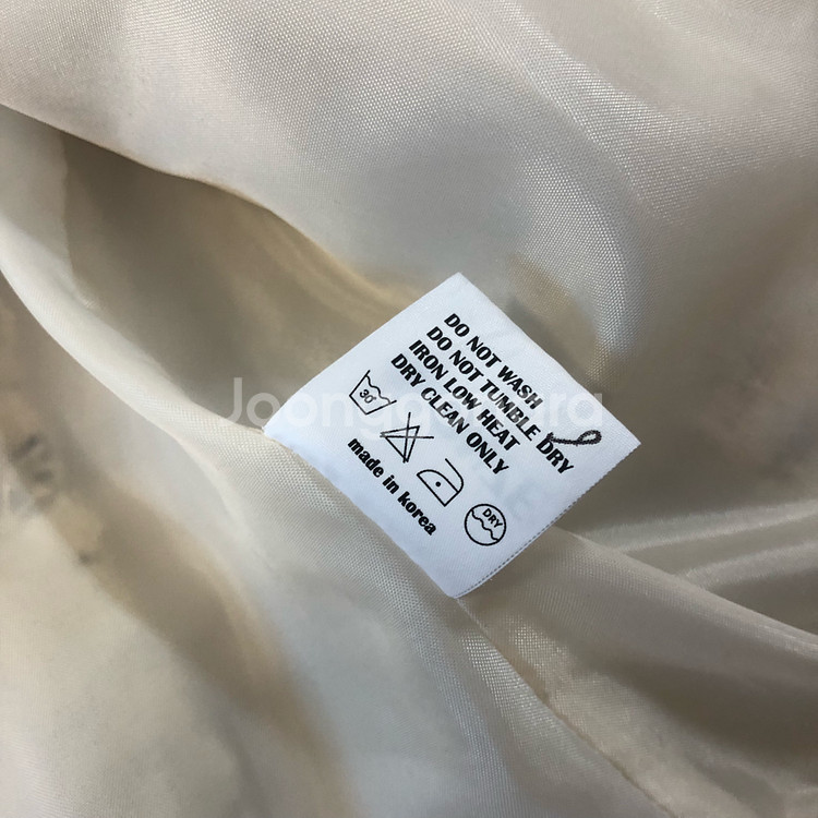 브론즈 울 트위드 노카라 자켓 라운드 출근룩 올드머니룩 BRONZE--8