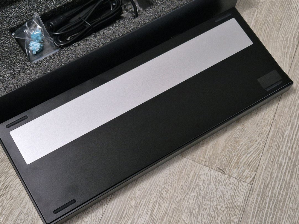 mchose gx87 미스트 블루축 알루미늄 유무선 블루투스 키보드--2