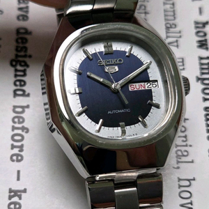 레어] 빈티지 세이코 옥토 터틀형 투톤청판 오토매틱 여성용 브레이슬릿 ver. 이미지