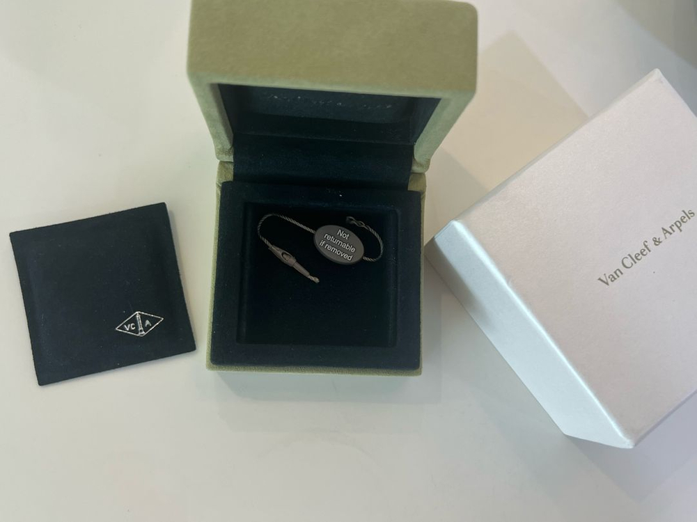 반클리프 앤 아펠 빈티지 알함브라 오닉스 목걸이 새상품--1