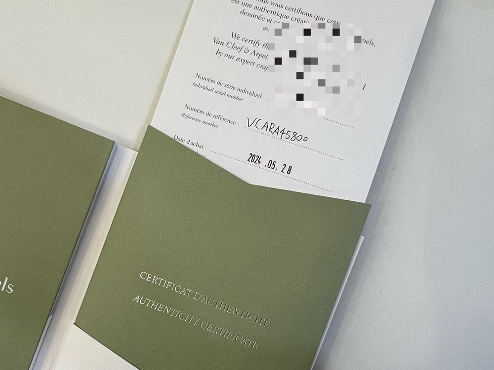 반클리프 앤 아펠 빈티지 알함브라 오닉스 목걸이 새상품--4