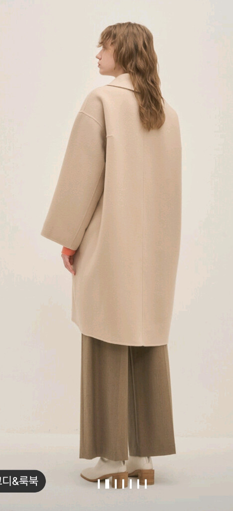 한섬 시스템 캐시미어 블렌드 발마칸 코트--2
