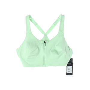 (새상품)아디다스 24SS 라이트그린 앞지퍼 스포츠브라 브라탑 80B