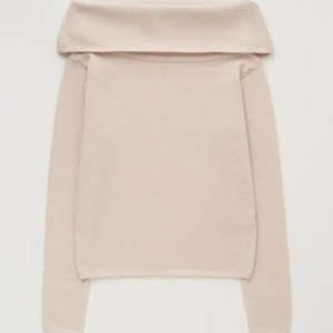 윤슬샵 카멜 오프숄더 핑크베이지