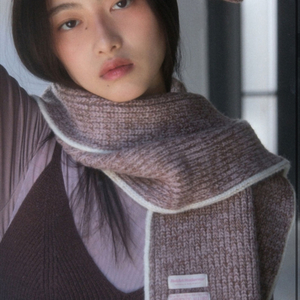 락피쉬웨더웨어 WOOLY TWOTONE MUFFLER 코코아