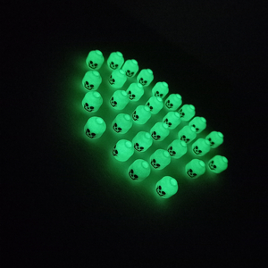 레고 야광 해골 머리