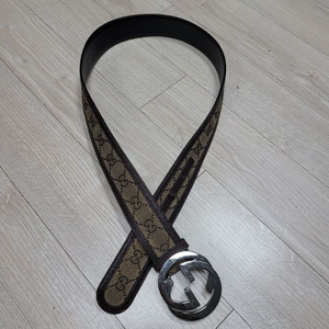 정품 구찌 GG 로고 벨트 100/40 사이즈