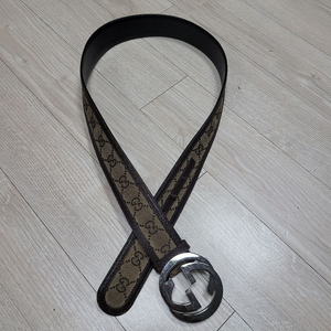 정품 구찌 GG 로고 벨트 100/40 사이즈