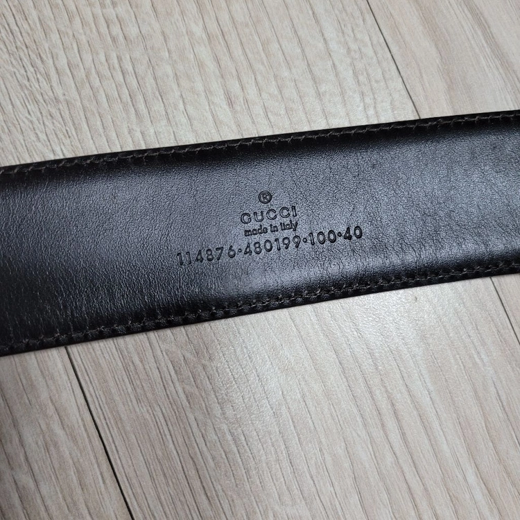 정품 구찌 GG 로고 벨트 100/40 사이즈 이미지