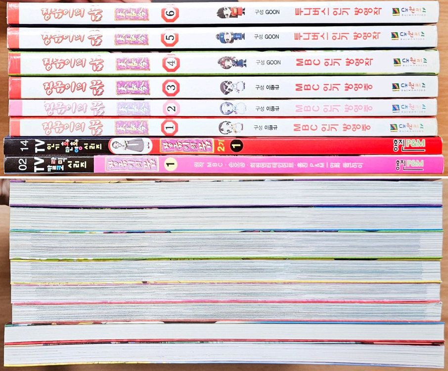 장금이의 꿈 애니 필름북 DVD 박스 대장금 고전 이영애 대원 만화로 보는 능인 달빛 MBC 투니버스 요리 사극 이미지