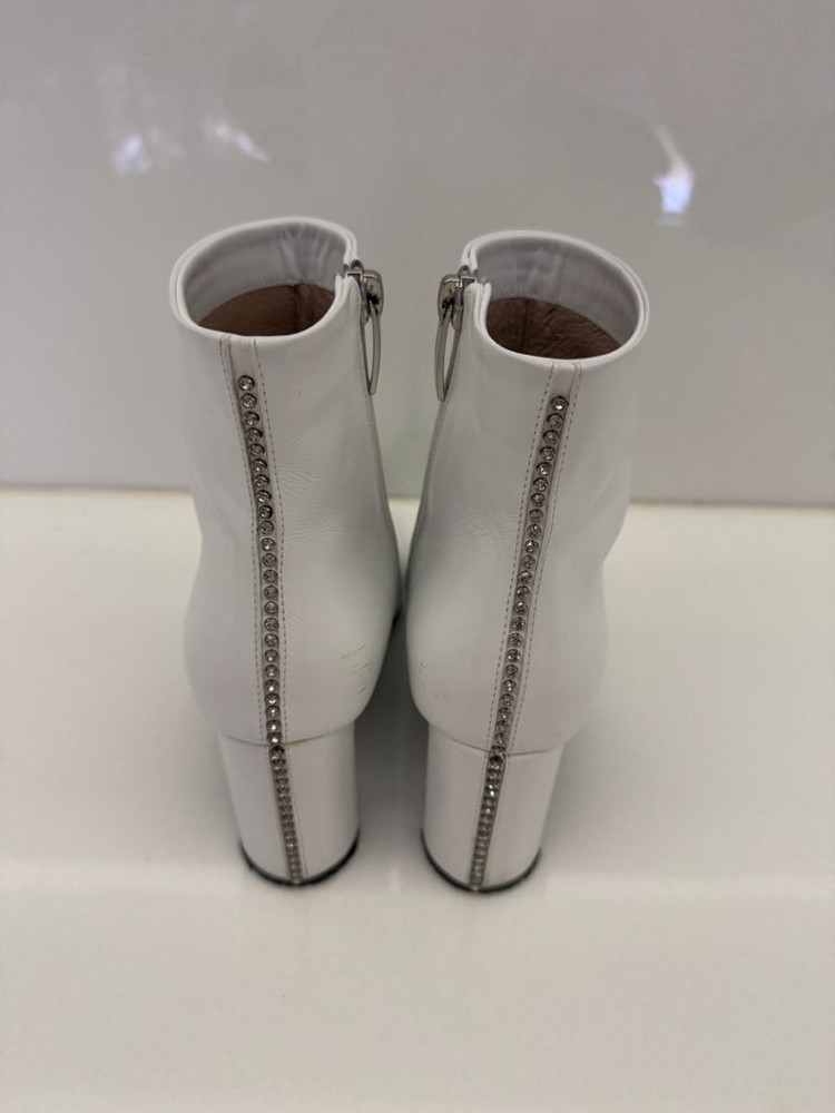 슈콤마보니 - 화이트 앵클부츠 (36사이즈) 이미지