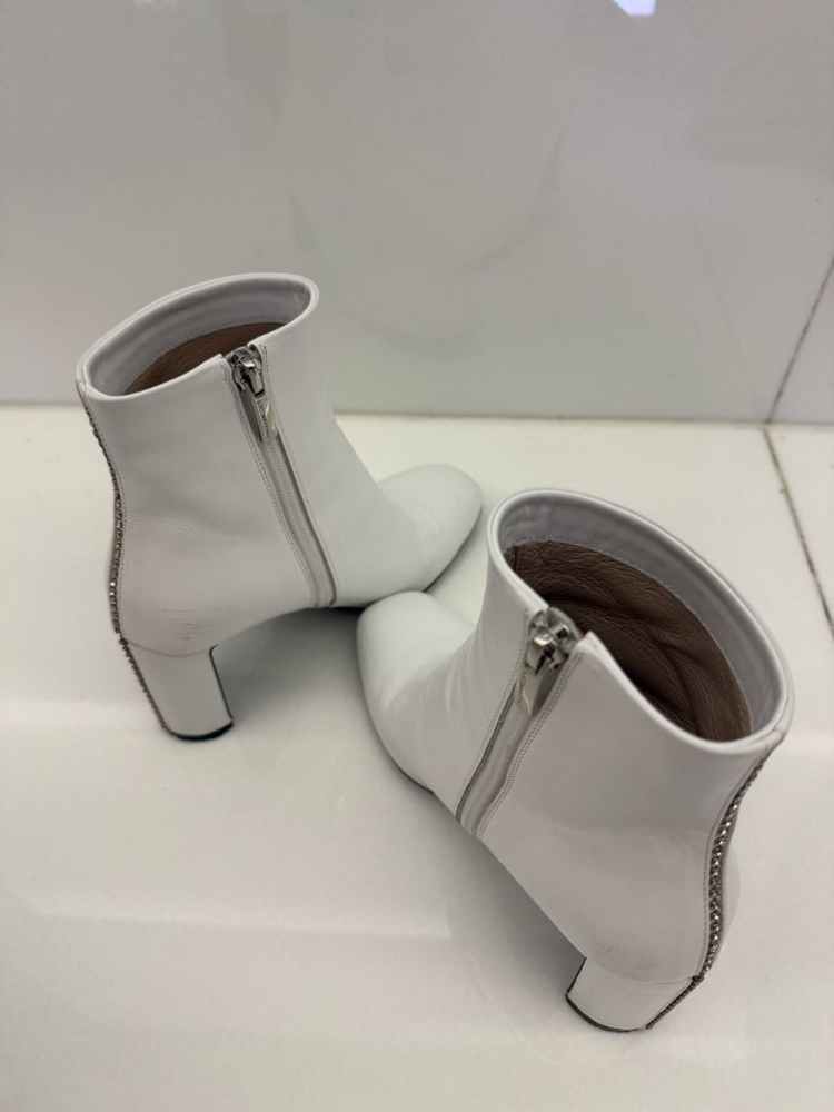 슈콤마보니 - 화이트 앵클부츠 (36사이즈) 이미지