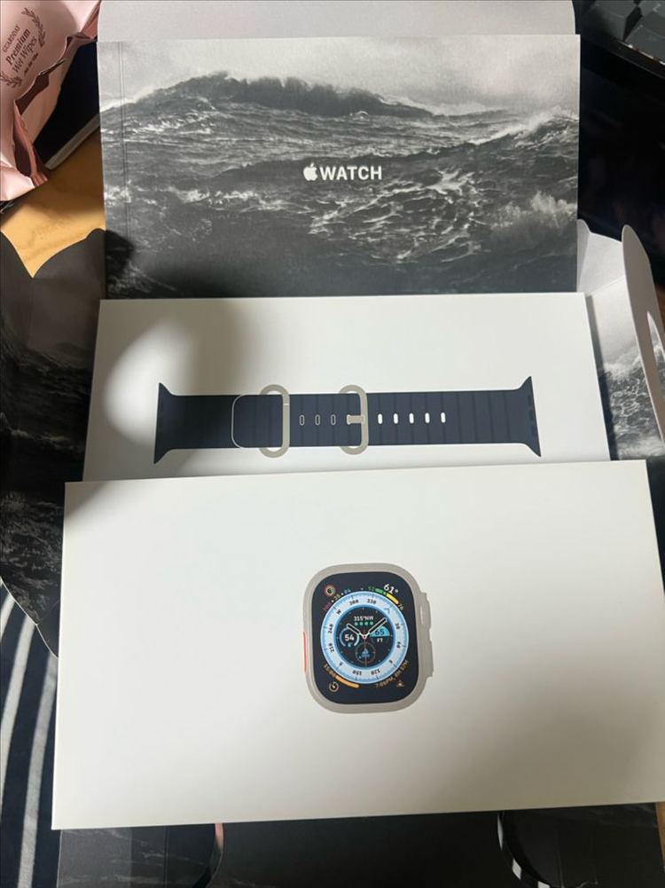애플워치 울트라1 배터리 95% 풀박스 s급--3