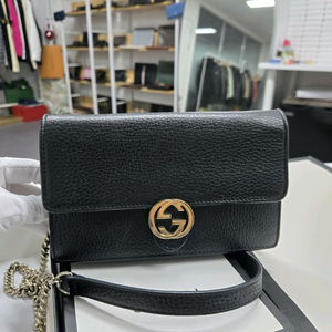 [A급컨디션] 구찌 인터로킹 숄더백