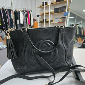 [A급컨디션] 구찌 소호 테슬 숄더백