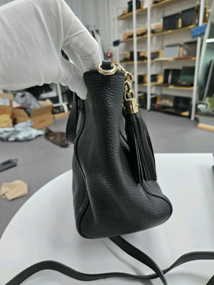 [A급컨디션] 구찌 소호 테슬 숄더백--2