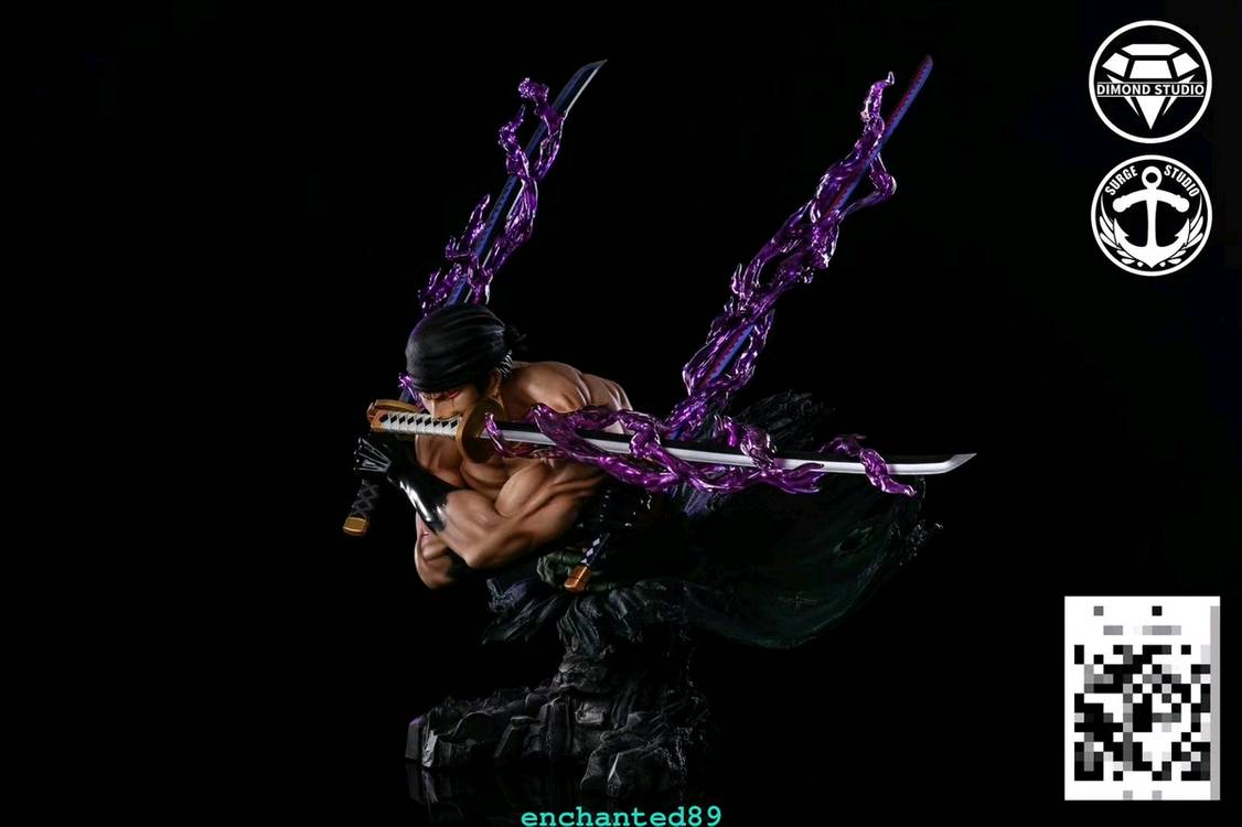 개봉 원피스 조로 무장색 비율 1/2 흉상 레진 피규어 팝니다 가격제시--3