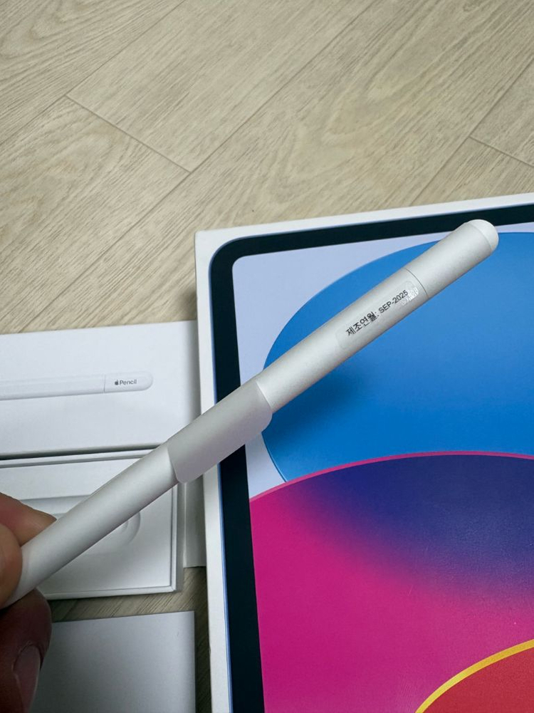 아이패드 a16 블루 128g미개봉+애플펜슬 2세대 이미지