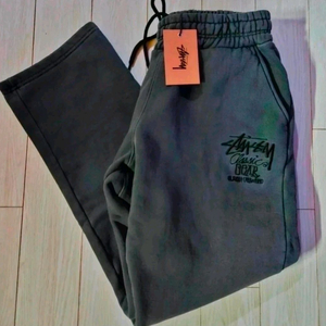 스투시클래식 피그먼트 기모바지