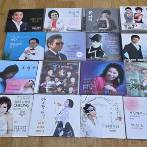 알려지지 안은 국내가수CD및테입 일괄