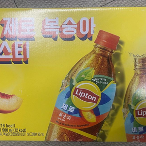 립톤 아이스티 복숭아 제로 500ml 18개 박스