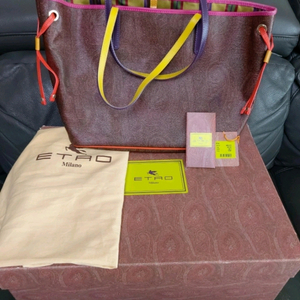 에트로 페이즐리 쇼퍼백 (정품-중고)