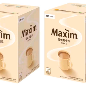 맥심 화이트골드 커피믹스 210개2박스 무료배송56900원