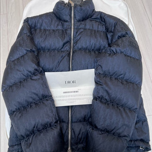 정품 디올 오블리크 패딩 블랙 이미지