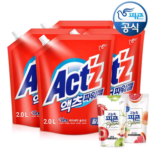 액츠 액체세제 세탁세제 8팩+사은품4팩 무료배송27500원
