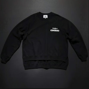 GD CDG 지디 꼼데 크루넥 스웨트셔츠 블랙 XS 새상품