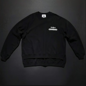 GD CDG 지디 꼼데 크루넥 스웨트셔츠 블랙 XS 새상품