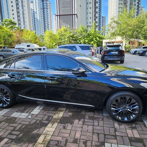 k8 19인치 다크스퍼터링휠(A급)+타이어(A급) ☞ 17인치 하브휠타이어(A급) 이미지