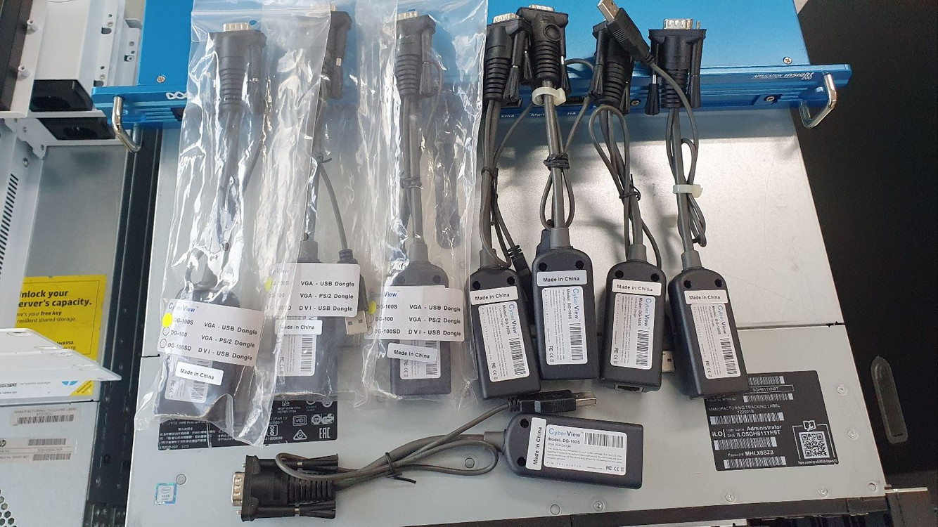 CyberView USB KVM Dongle 사이버뷰 VGA-USB 동글 어댑터--1