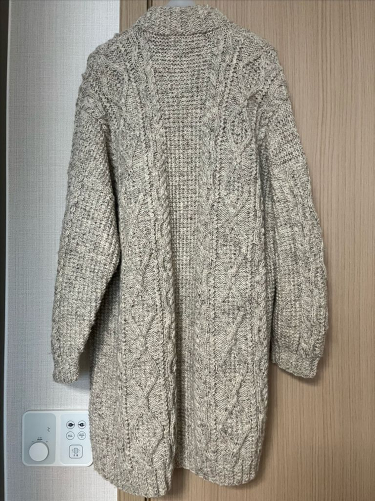 TLC vintage aran sweater--1