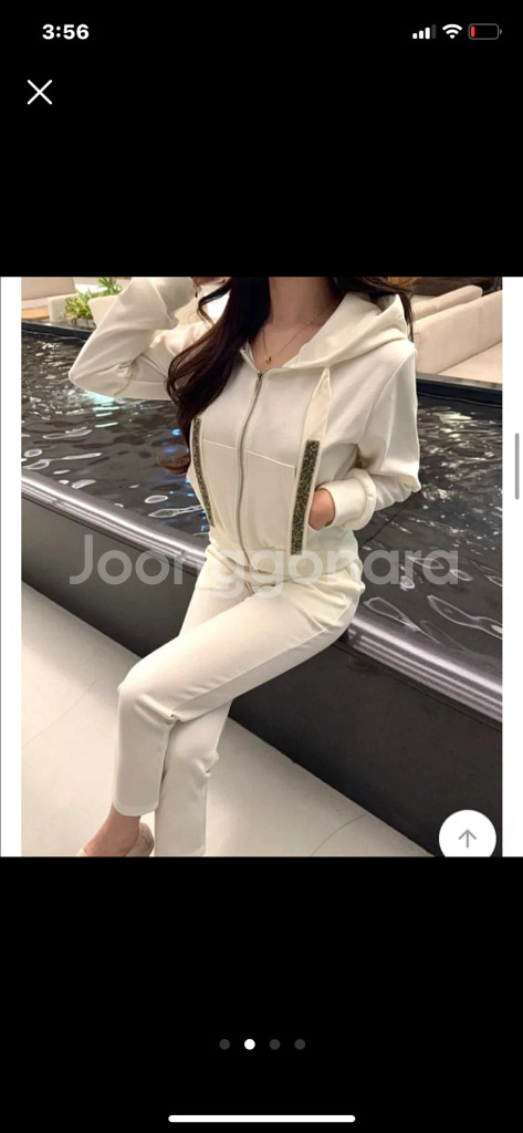 쿠 스팽글 비즈 집업 트레이닝세트--1