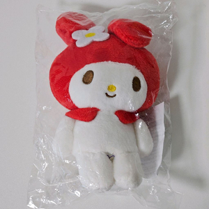 산리오 고전 빨마 레드 마이멜로디 마스코트 홀더 인형 키링 이미지