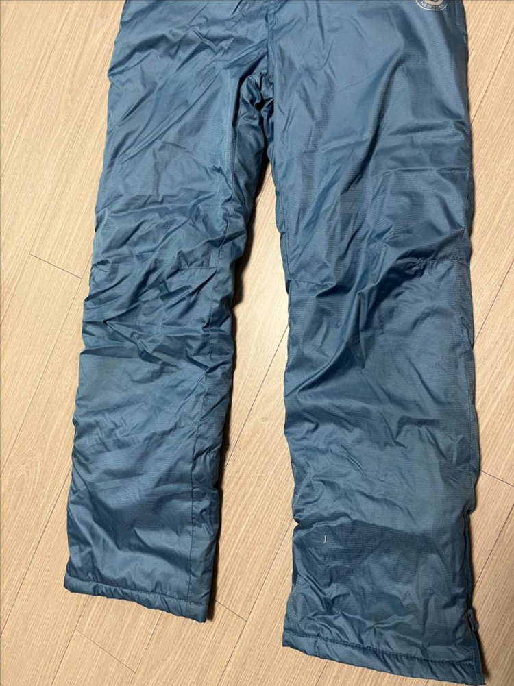 어린이 키즈 스키 보드 썰매 멜빵바지 패딩 방한복--1