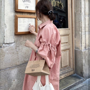 French ribbon dress 위꼬모 리본원피스 핑크 m 이미지