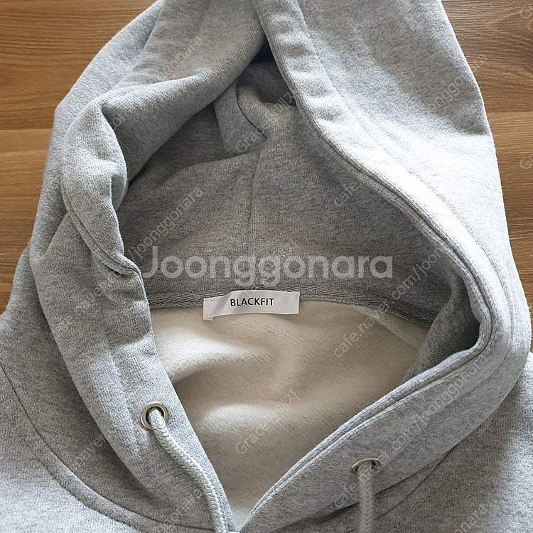 블랙핏 그레이 기모 후드 원피스 원마일웨어--1