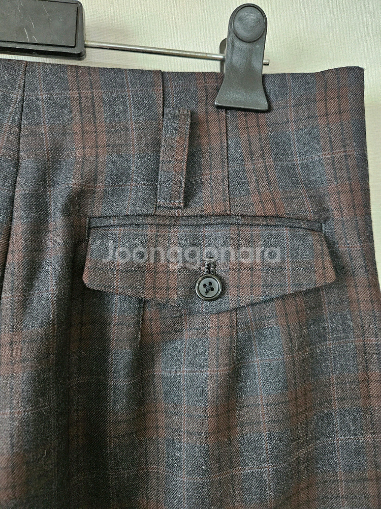 마가렛호웰 체크 패턴 바지 M사이즈--2