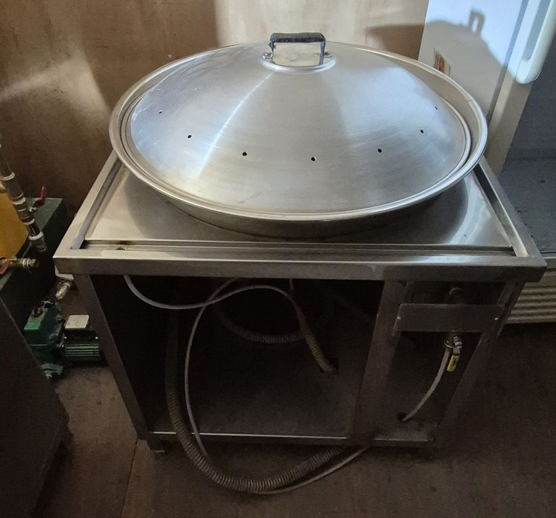 (만두가게 폐업했어요 ) 업소용 스팀찜기 , 스팀보일러, 스팀 찜빵찜기 , 딤섬찜기 , 벽선반, 3단선반 이미지