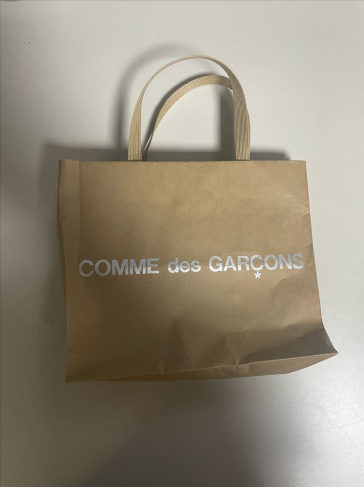 꼼데가르송 로고 벨트--3