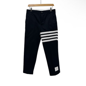 0] 톰브라운 남성 사선완장 코튼 클래식 수트 치노 트라우저 팬츠 네이비