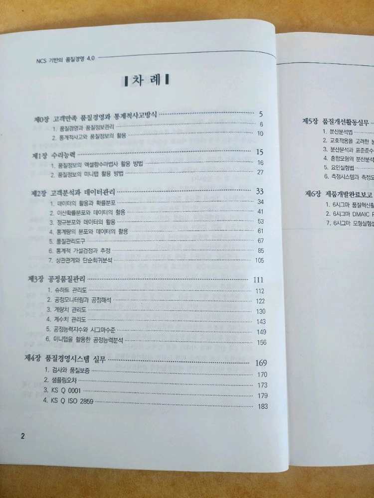 NCS 품질경영 4.0책 이미지