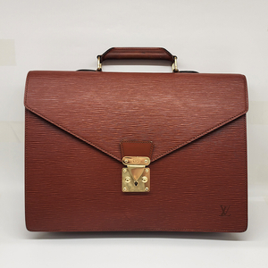 루이비통 에삐 세르비엣 콘세이에 서류가방 카멜