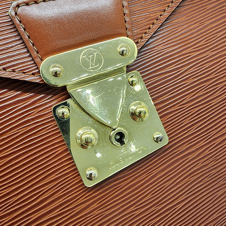 루이비통 에삐 세르비엣 콘세이에 서류가방 카멜--7