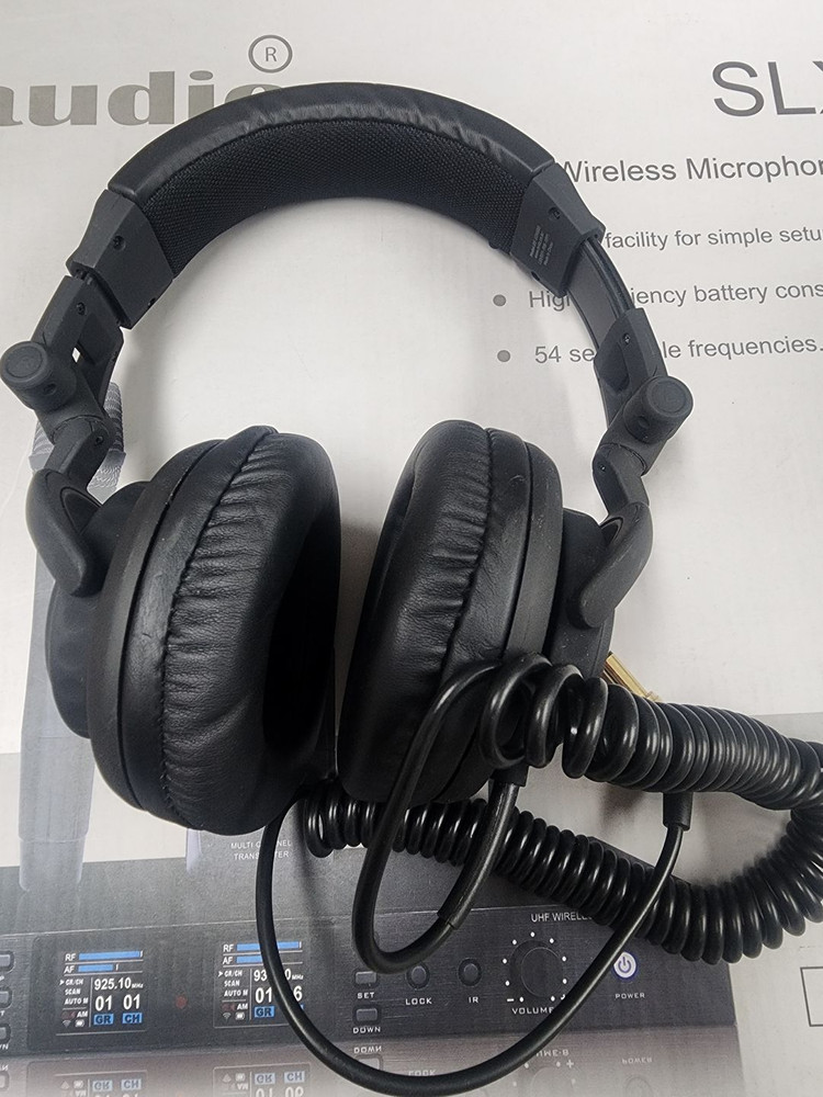 2. 브리츠 BA-HMP60 유선 DJ/모니터 헤드폰 + 이어셋마이크 2개 (미니 XLR 3핀 커넥터)--7