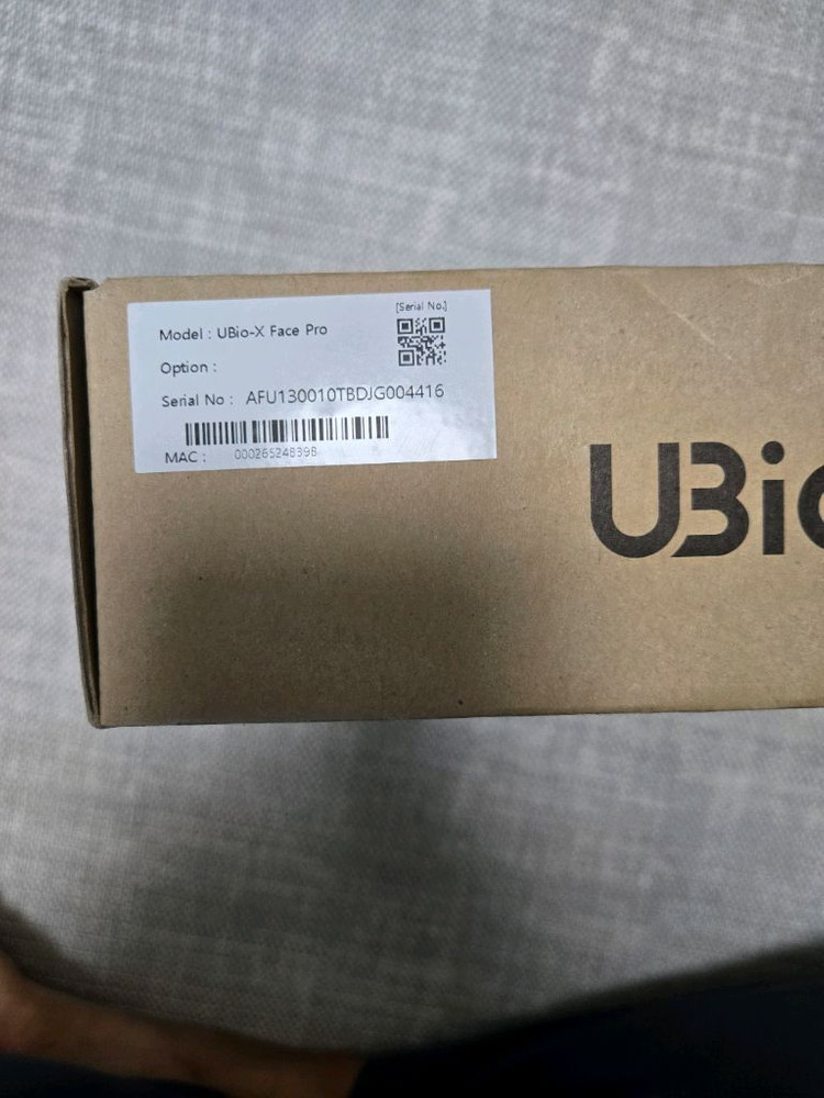 유니온 UBio-X Face Pro 안면인식리더기 신품팜--1
